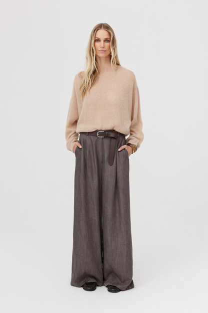 Sweter z alpaką Kelly beige