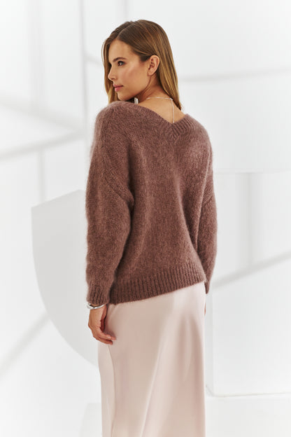 Rossini baby mohair sweater brown