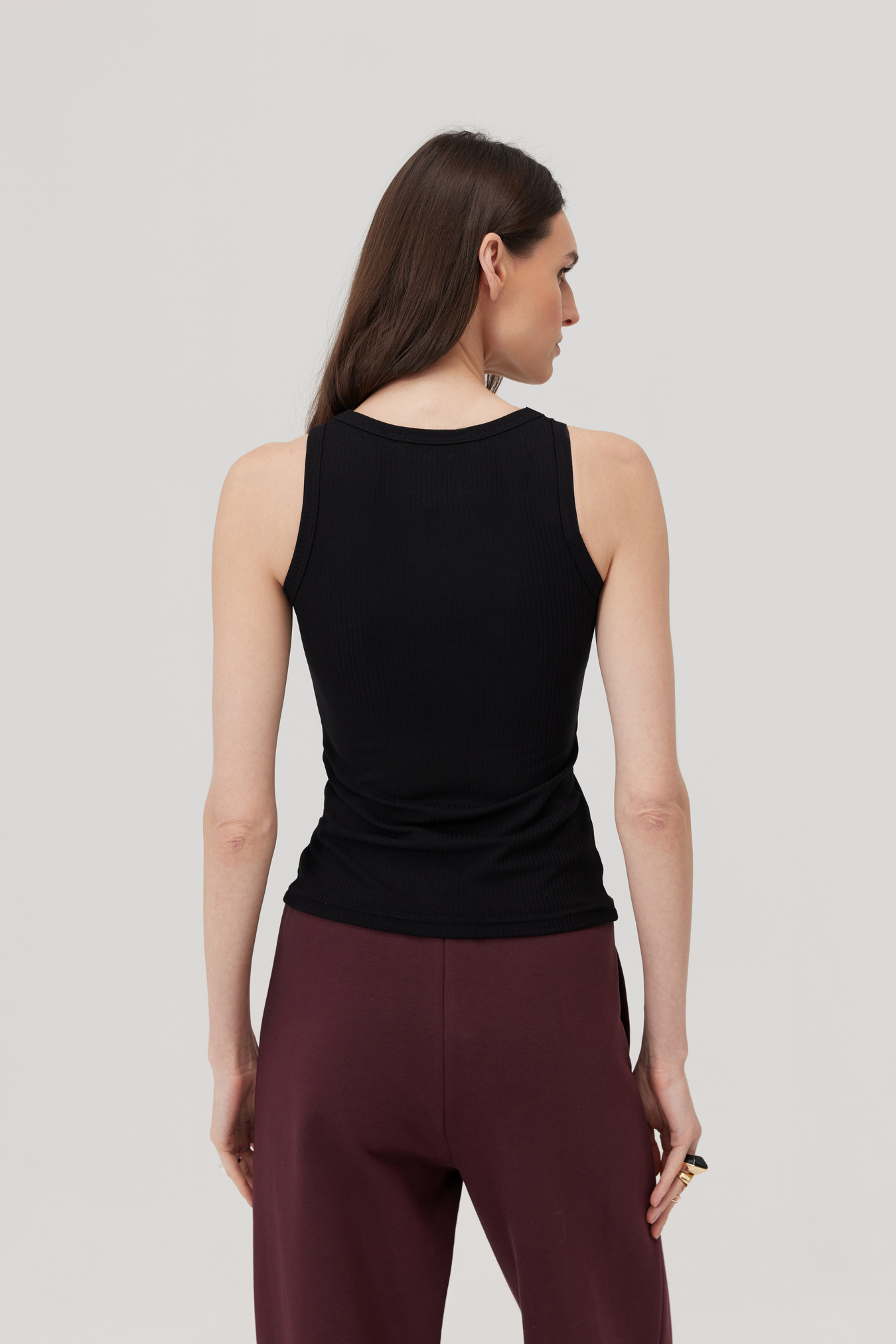 Basic Boxer Top Black 