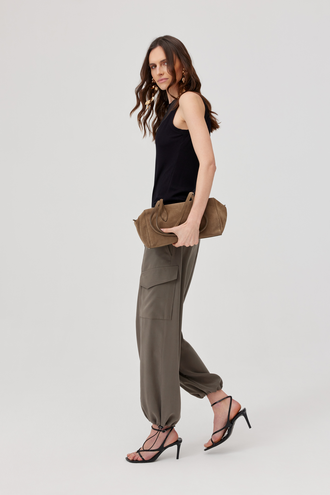 Spodnie cargo Rino khaki