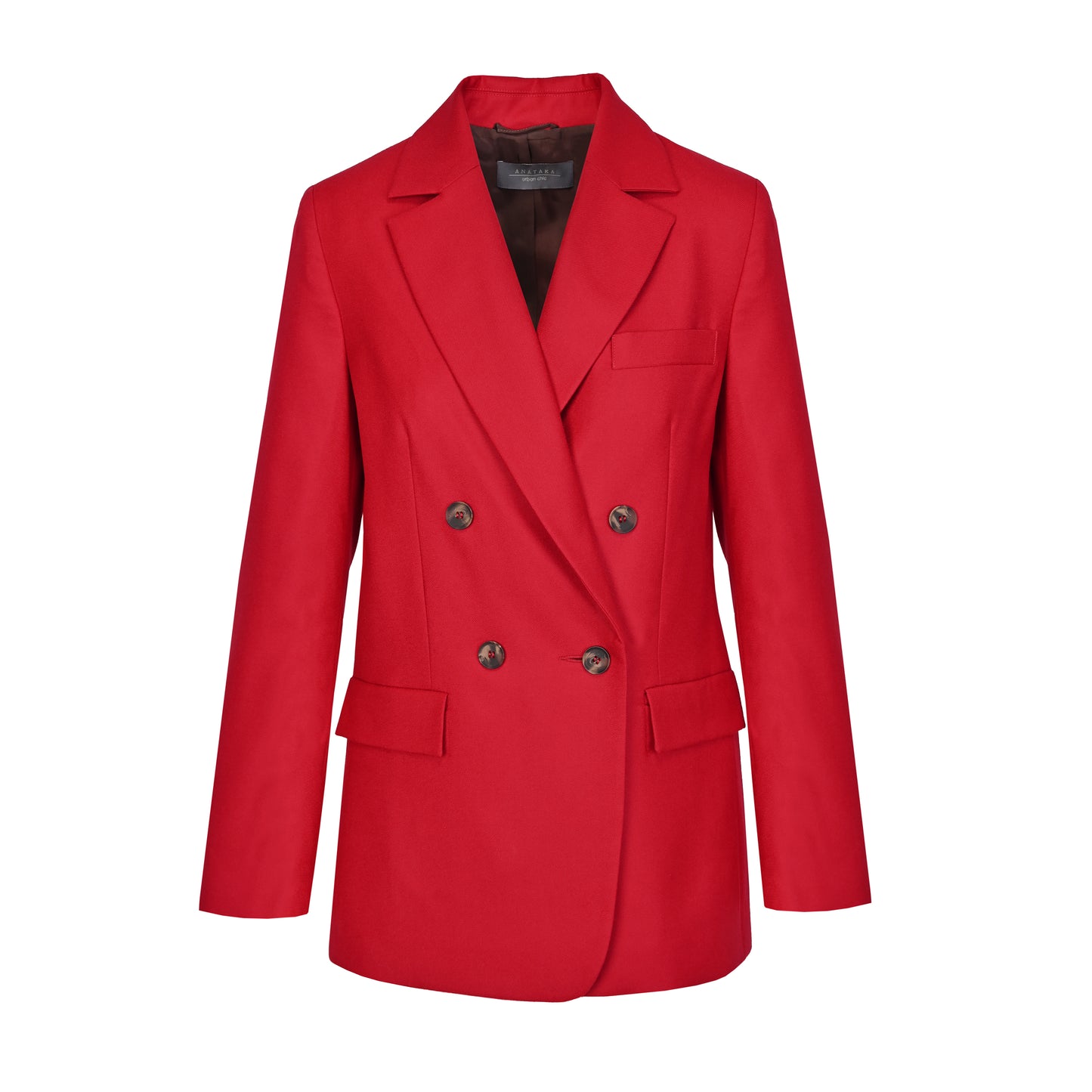 Veste en laine rouge Amaro