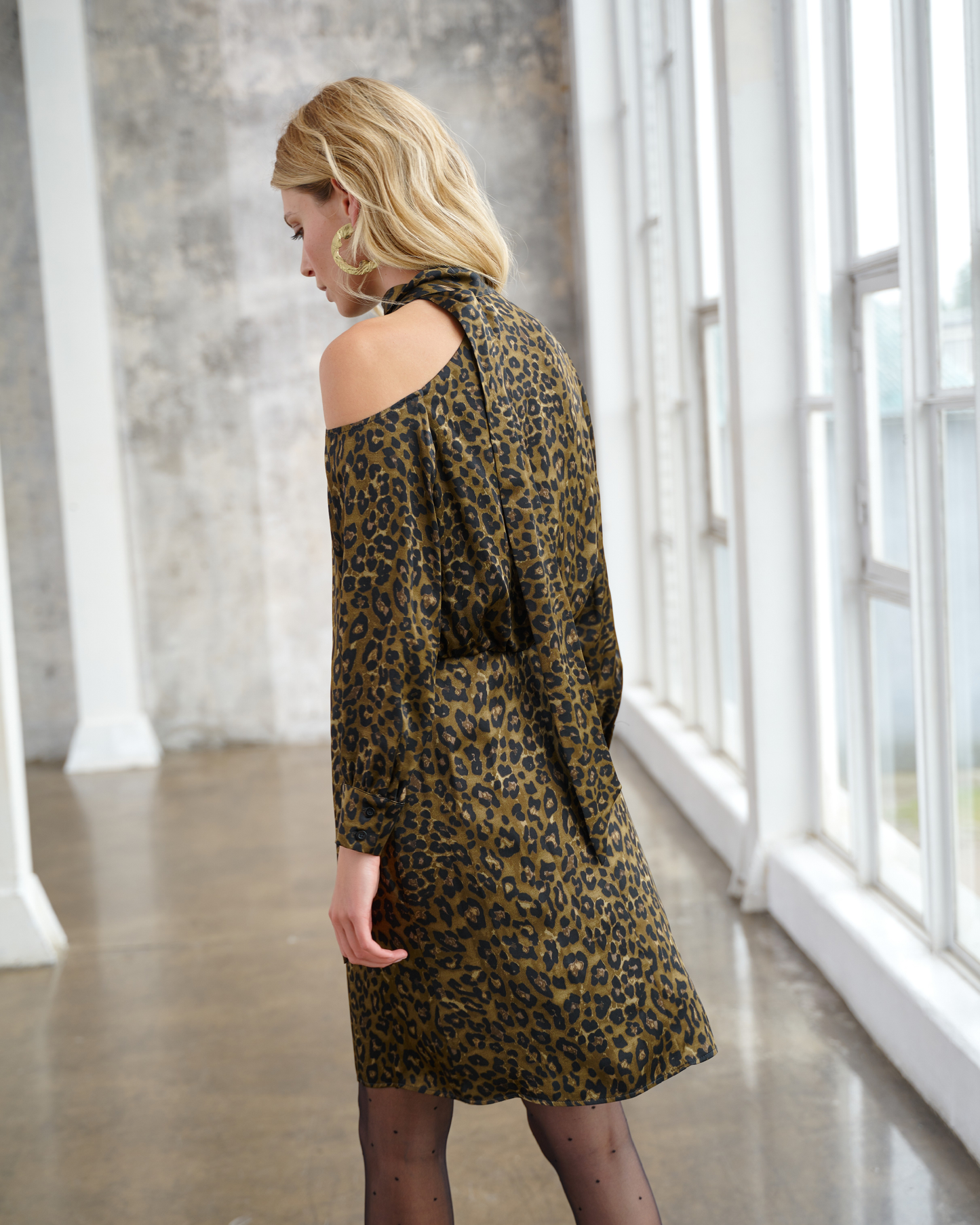 Jenner Leopard Dress